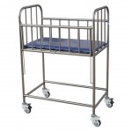 HOSPITAL STAINLESS STEEL BABY CRIB