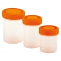 CELLSTOR 60ml POT & LID - ORANGE (ASSEMBLED)