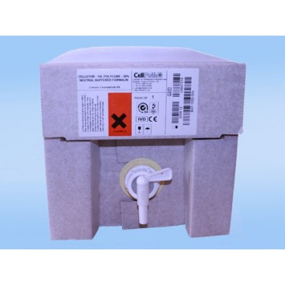 CELLSTOR - 10L POLYCUBE - 10% FORMALIN CELLSTOR - 10L POLYCUBE - 10% FORMALIN