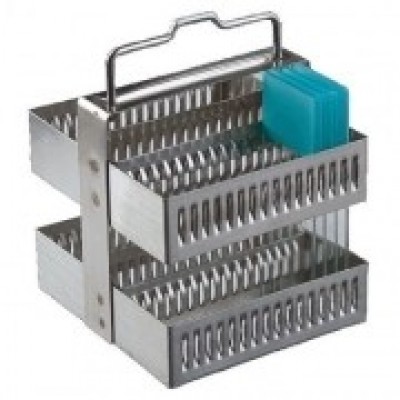 STAINING RACK FOR 30 SLIDES - STAINLESS STEEL