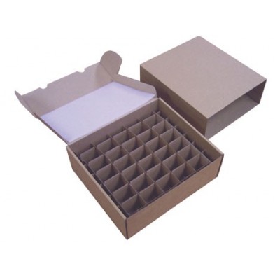 SMALL SLIDE BOX + SLEEVE (FLATPACK) - BROWN