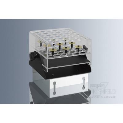 Attachments for shakers - Holder for up to 36 test tubes, max. 16 mm Ø