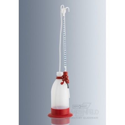 Automatic burettes acc. to Dr. Schilling - Amber glass white graduation