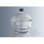 Desiccators with plastic knob in cover - With stopcock