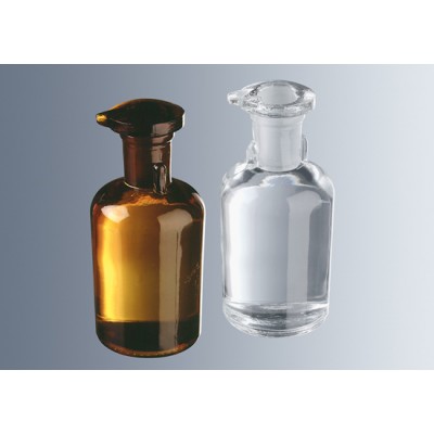Dropping bottles with head stopper - Amber glass