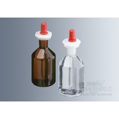 Dropping bottles with pipette - Clear glass