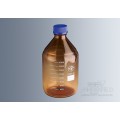 Laboratory bottles - With amber colour and plastic coating