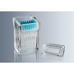 Staining jars acc. to Hellendahl - Made of heavy-walled soda lime glass (pressed glass)