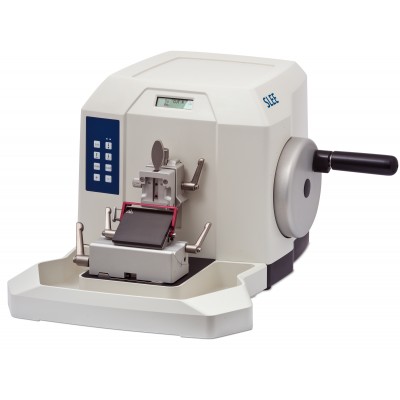Semi-automatic precision microtome