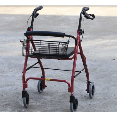 Aluminium Alloy Rollator With Basket