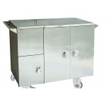 Stainless Steel Insulated Food Cart Electric Heated