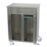 Stainless Steel Medical Records Trolleys 40 Records