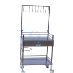 Stainless Steel Infusion Treatment Trolley