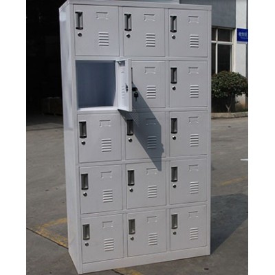 Powder Coated Steel Enghteen-Gateway Shose Cabinet
