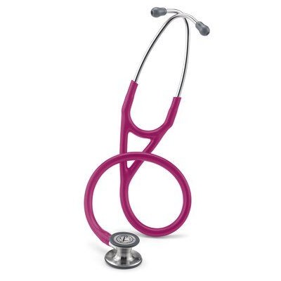 3M™ Littmann® Cardiology IV™ Stethoscope, Standard-Finish Chestpiece, Raspberry Tube, Stainless Stem and Headset, 69cm, 6158