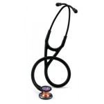 3M™ Littmann® Cardiology IV™ Stethoscope, Rainbow-Finish Chestpiece, Black Tube, Stem and Headset, 69cm, 6165