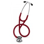 3M™ Littmann® Cardiology IV™ Stethoscope, Mirror-Finish Chestpiece and Stem, Burgundy Tube, Stainless Headset, 69cm, 6170
