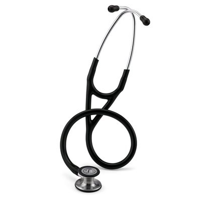 3M™ Littmann® Cardiology IV™ Stethoscope, Standard-Finish Chestpiece, Black Tube, Stainless Stem and Headset, 69cm, 6152