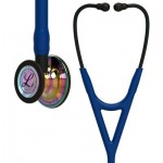 3M™ Littmann® Cardiology IV™ Diagnostic Stethoscope, High Polish Rainbow-Finish Chestpiece, Navy Tube, Black Stem and Black Headset, 69 cm, 6242 3M™ Littmann® Cardiology IV™ Diagnostic Stethoscope, High Polish Rainbow-Finish Chestpiece, Navy Tube, Black Stem and Black Headset, 69 cm, 6242